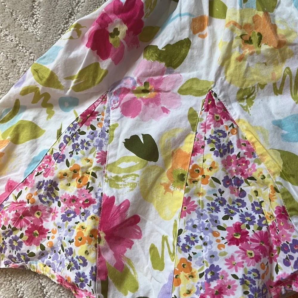 Vintage Gymboree Floral Cotton Summer Dress